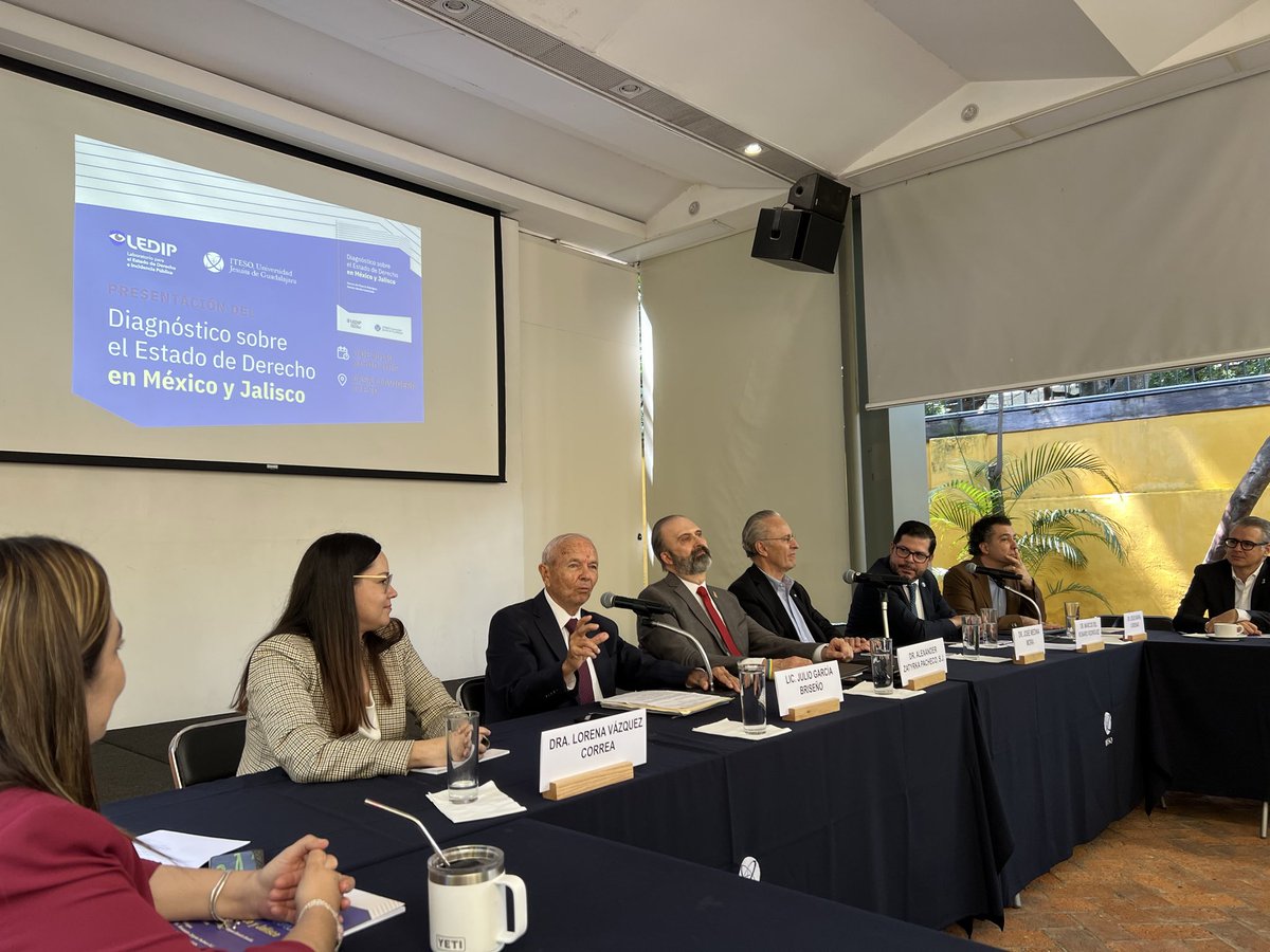 azulaguiar's tweet photo. Presentación del #LEDIP Laboratorio para el Estado de Derecho e Incidencia Pública del #ITESO en #CasaITESOClavigero https://t.co/WvZcD7jY13