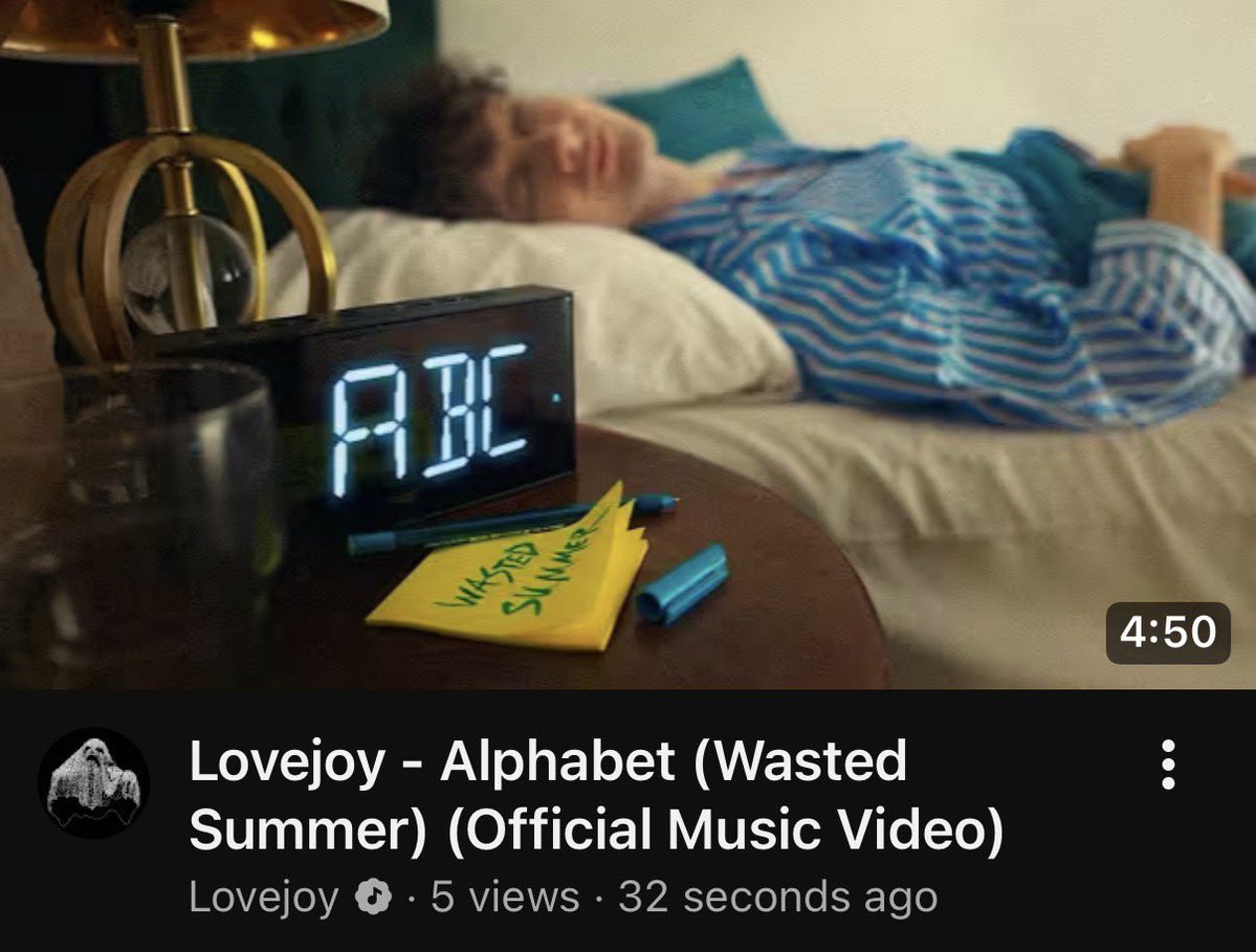LvjyCrave's tweet photo. The official music video for Alphabet (Wasted Summer) is available now! 

https://t.co/1UqrGQEW40 https://t.co/K02gYMMwTN