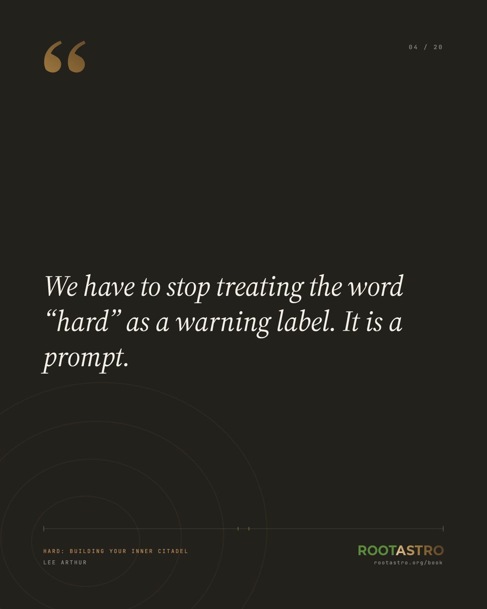 leearthuruk's tweet photo. "We have to stop treating the word 'hard' as a warning label. It is a prompt."

Free chapters of HARD: https://t.co/Bs1tgoIkto #Leadership #BookHARD https://t.co/e0xETTudS1