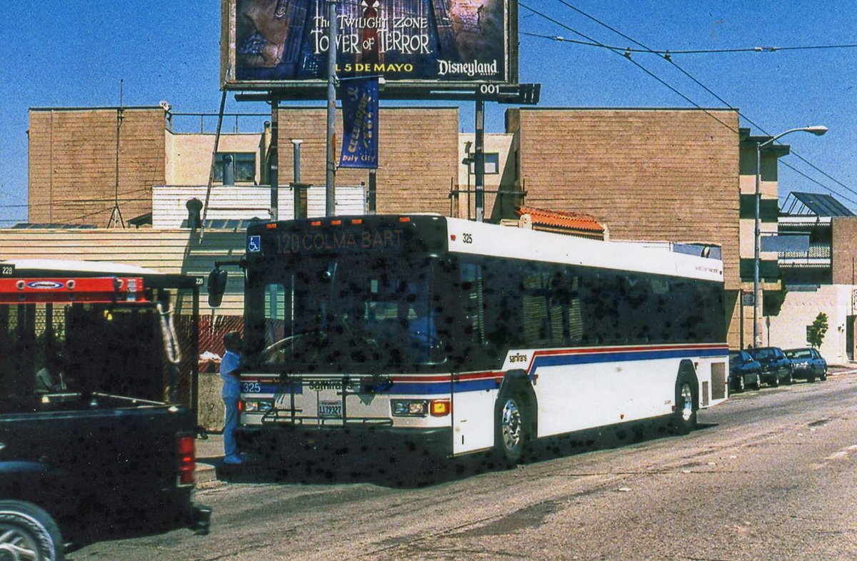 SamTrans's tweet photo. happy #BusFriday ๐ a quick look through the decades of SamTrans buses โ different eras, same mission of getting San Mateo County where it needs to go. ๐ https://t.co/WNMO5YPfr2