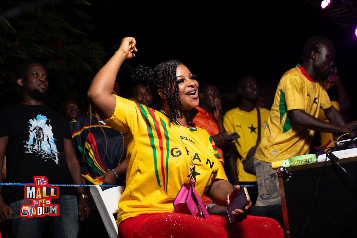 TMITS2026's tweet photo. Ready for another night with Ghana?🇬🇭🔥

#TheMallIsTheStadium https://t.co/XUbuoWajYn