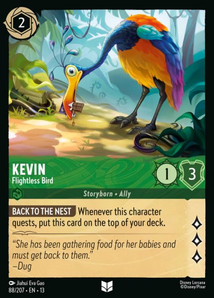 Questwithkole's tweet photo. My fav draft/sealed picks so far from each ink in the upcoming set #AttackoftheVine #Disney #Lorcana https://t.co/U6JO93LWOn