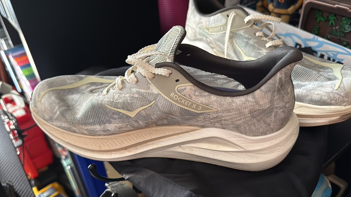 GrayBeardRun's tweet photo. Feeling so race ready I am tempted to bring the John Elliot’s and go for sun 1-hour tomorrow.  Then I remembered the heat and the knee injury recovery.  So running the Peachtree Road Race in my very stable trainers.  #NHPRR https://t.co/X5PwkFScfg