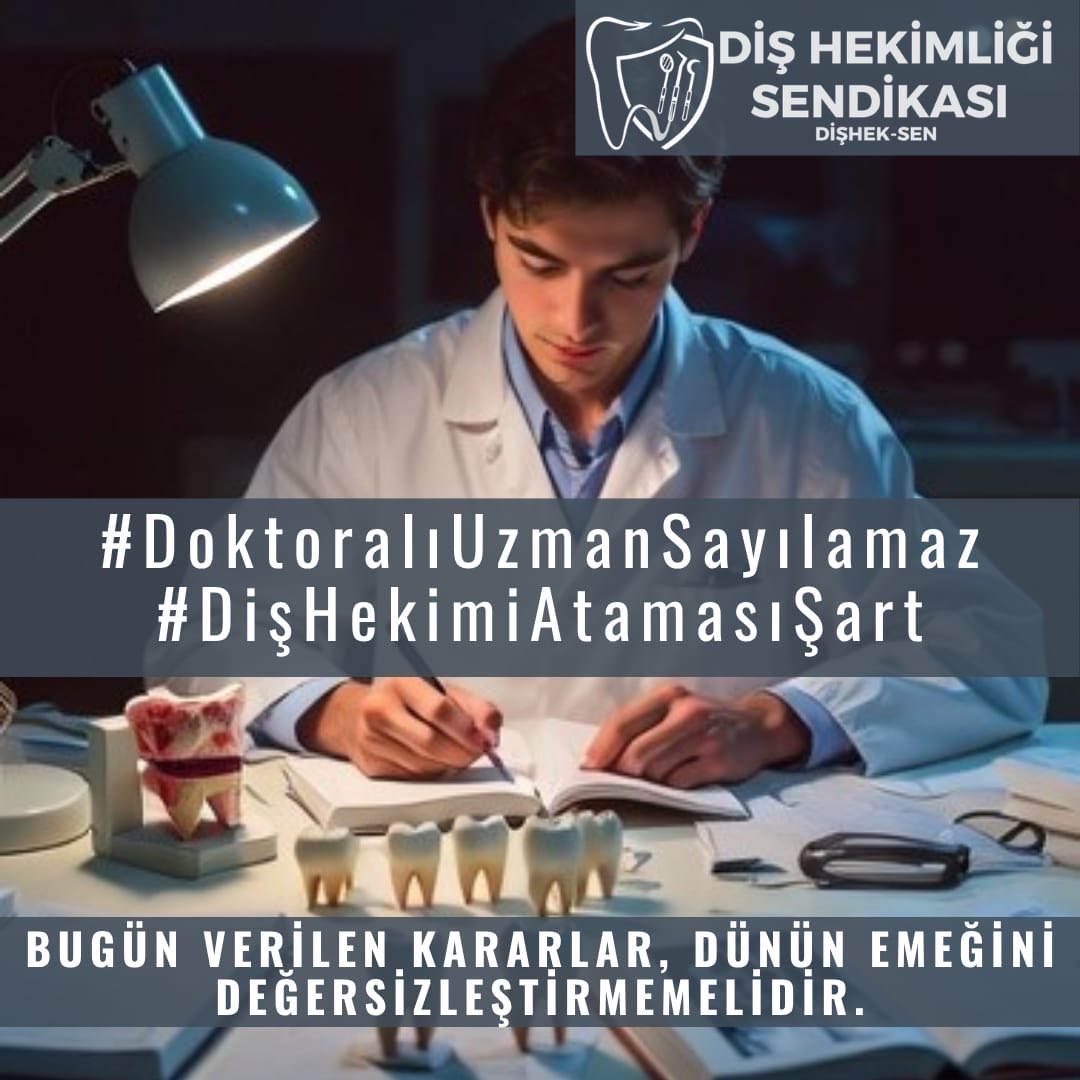 dtsenaaa's tweet photo. #DoktoralıUzmanSayılamaz 
#DişHekimliğiAtamasıŞart https://t.co/gWRBL3Wg9p