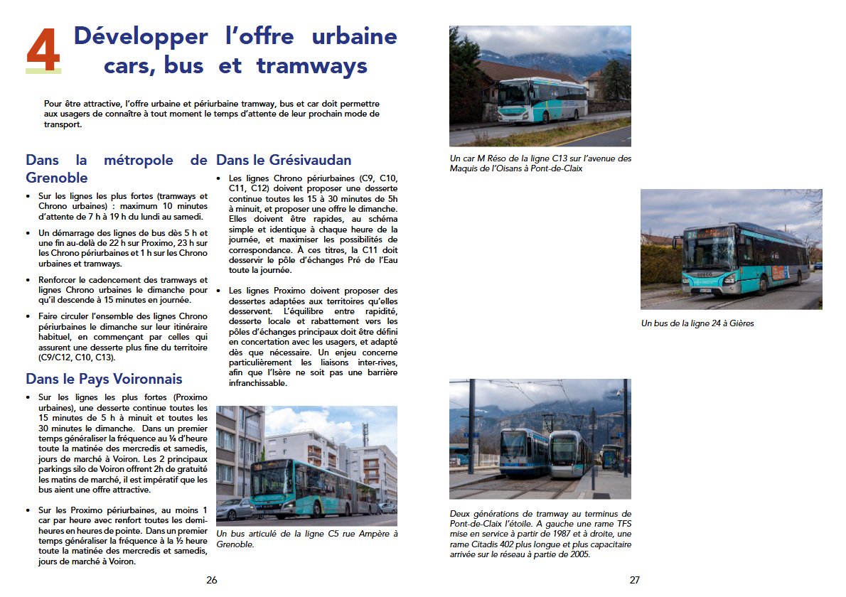 assoARDSL's tweet photo. L'@ADTCgrenoble publie son livre blanc des mobilités alternatives à la voiture individuelle. Elle plaide pour un développement fort de l'offre de trains, de cars, de trams, de bus et pour un #SERM ambitieux.
 https://t.co/r6BpKxqiLl https://t.co/PIoaOeCK95