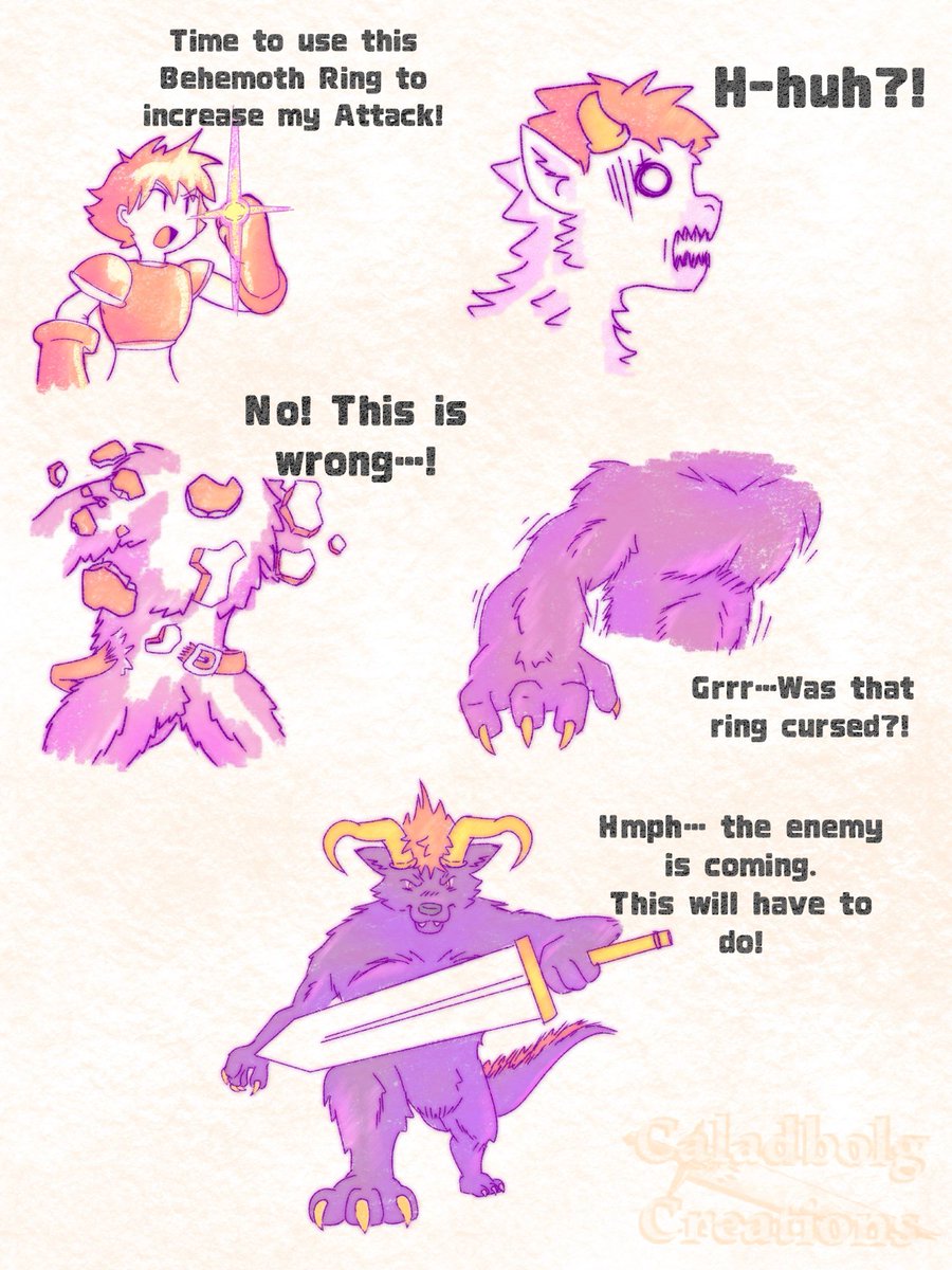 cobaltcaladbolg's tweet photo. Some accessories really need to come with fine print. #ff #finalfantasy #tf #transfur #tfeveryday https://t.co/VsOIKP7b3r