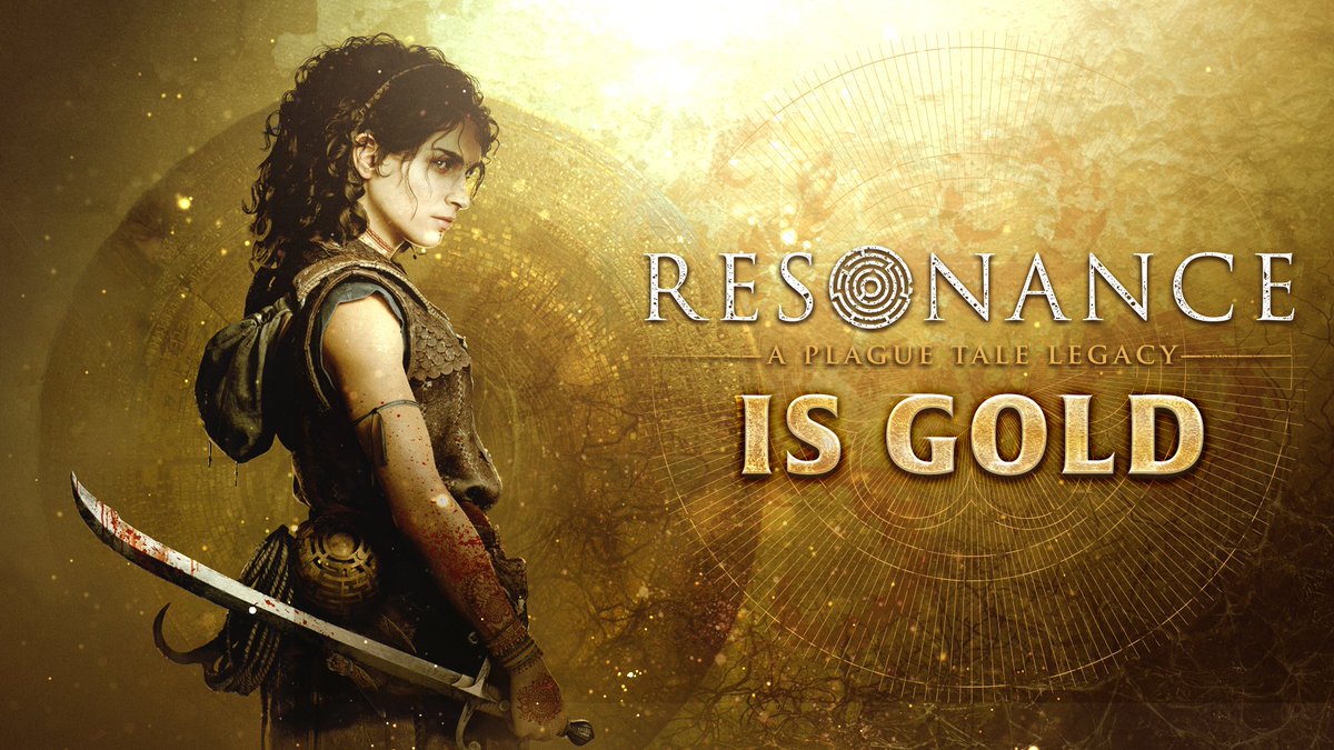 Wario64's tweet photo. Resonance: A Plague Tale Legacy has gone gold - releasing Aug 27

Preorder (PS5/XSX $59.99):
Best Buy https://t.co/t2G5BHamGd #ad 
Walmart https://t.co/w469dCq3Z1
GameStop https://t.co/0uK24HEyHF
Target https://t.co/3PMrxgnf7k
VGP https://t.co/uKdWKAddC7
PNP https://t.co/RZ3jPCqbx4