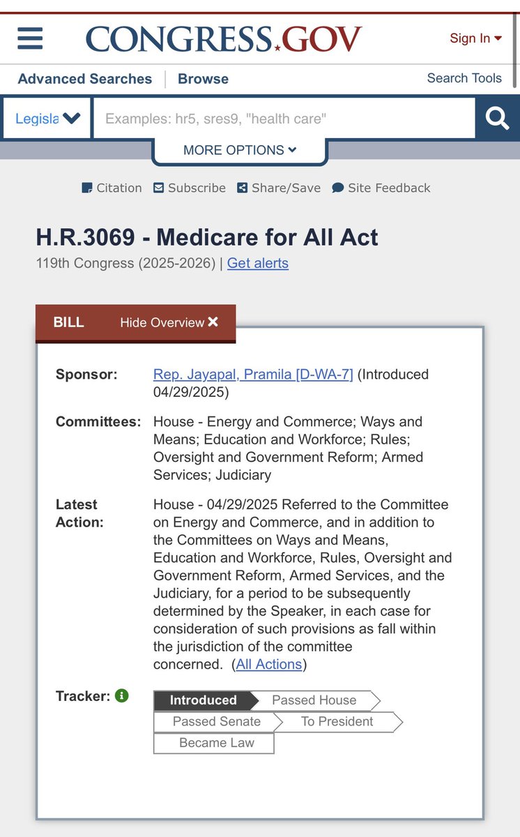 AJentleson's tweet photo. DeGette is a cosponsor of the Medicare for All Act of 2025-26. The main problem is it is about 100 votes shy of passage. Replacing a yay vote in DeGette with a yay vote in Kiros doesn’t get you any closer to passage. A real strategy to get there probably needs to engage with the possibility that people oppose it for reasons other than the monocausal explanation favored by this faction, since it didn’t stop DeGette from cosponsoring M4A and the hand-wavy suggestion that she should have “done more” is a cop out.