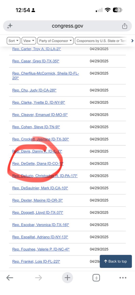 AJentleson's tweet photo. DeGette is a cosponsor of the Medicare for All Act of 2025-26. The main problem is it is about 100 votes shy of passage. Replacing a yay vote in DeGette with a yay vote in Kiros doesn’t get you any closer to passage. A real strategy to get there probably needs to engage with the possibility that people oppose it for reasons other than the monocausal explanation favored by this faction, since it didn’t stop DeGette from cosponsoring M4A and the hand-wavy suggestion that she should have “done more” is a cop out.