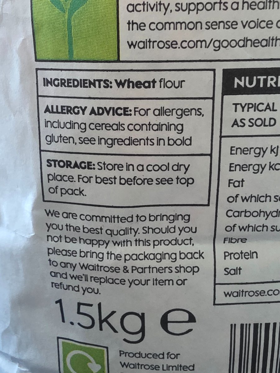 MarkRogers55808's tweet photo. The only flour I could find with zero addictive  no calcium no iron no niacin  no FOLIC ACID just fucking flour exackly how it sould be https://t.co/hA0WTXbXs0