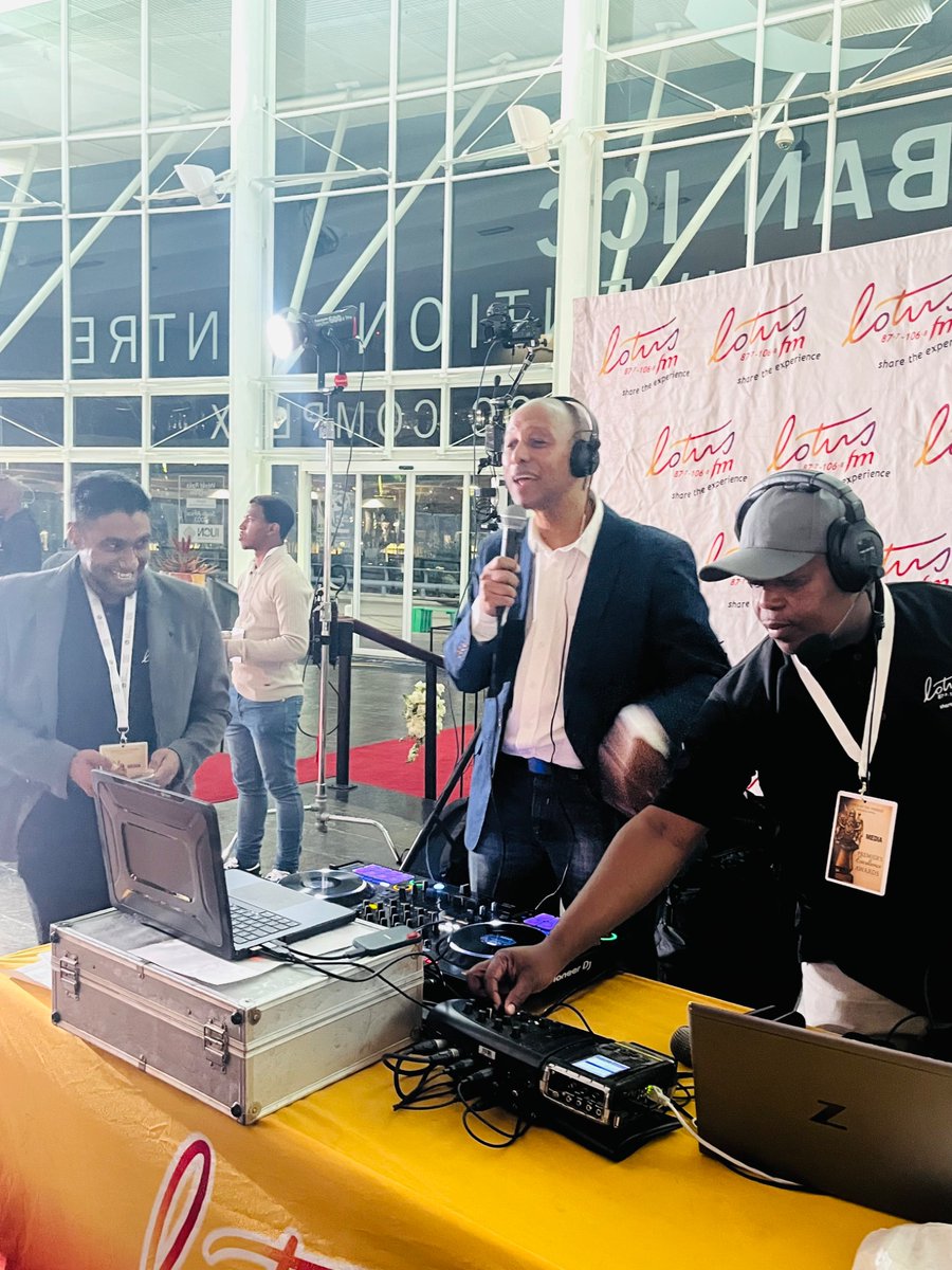 Lotusfm's tweet photo. 🔴 WE ARE LIVE! 🎙️🏆
Join us now as The Next Episode with Trevor Williams broadcasts live from the Premier’s Excellence Awards 2026 at the Durban International Convention Centre.
#TheNextEpisode #LotusFM #ShareTheExperience #PremiersExcellenceAwards #KZN #TNE https://t.co/IhY0e4U2vw