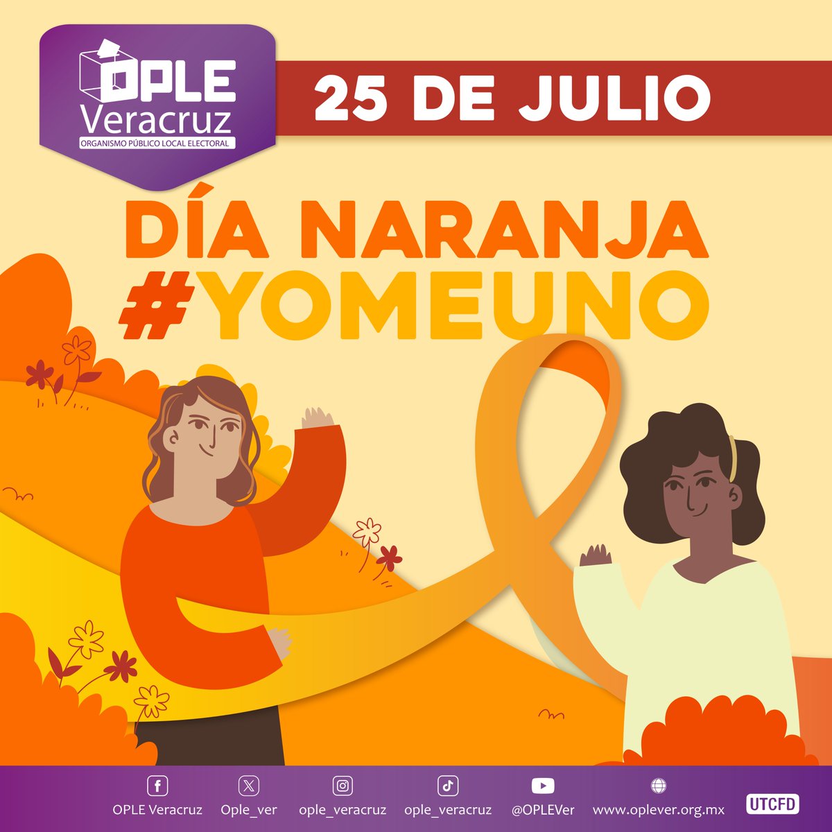 ople_Ver's tweet photo. 🧡 Unirnos al #DíaNaranja es refrendar nuestro compromiso permanente. 🧡  En el #OPLEVeracruz trabajamos todos los días para construir espacios democráticos libres de violencia de género.

Tú también #Únete. Esta es una tarea de todas y todos.

#YoMeUno #NoMásViolencia https://t.co/DMv2mkThuB