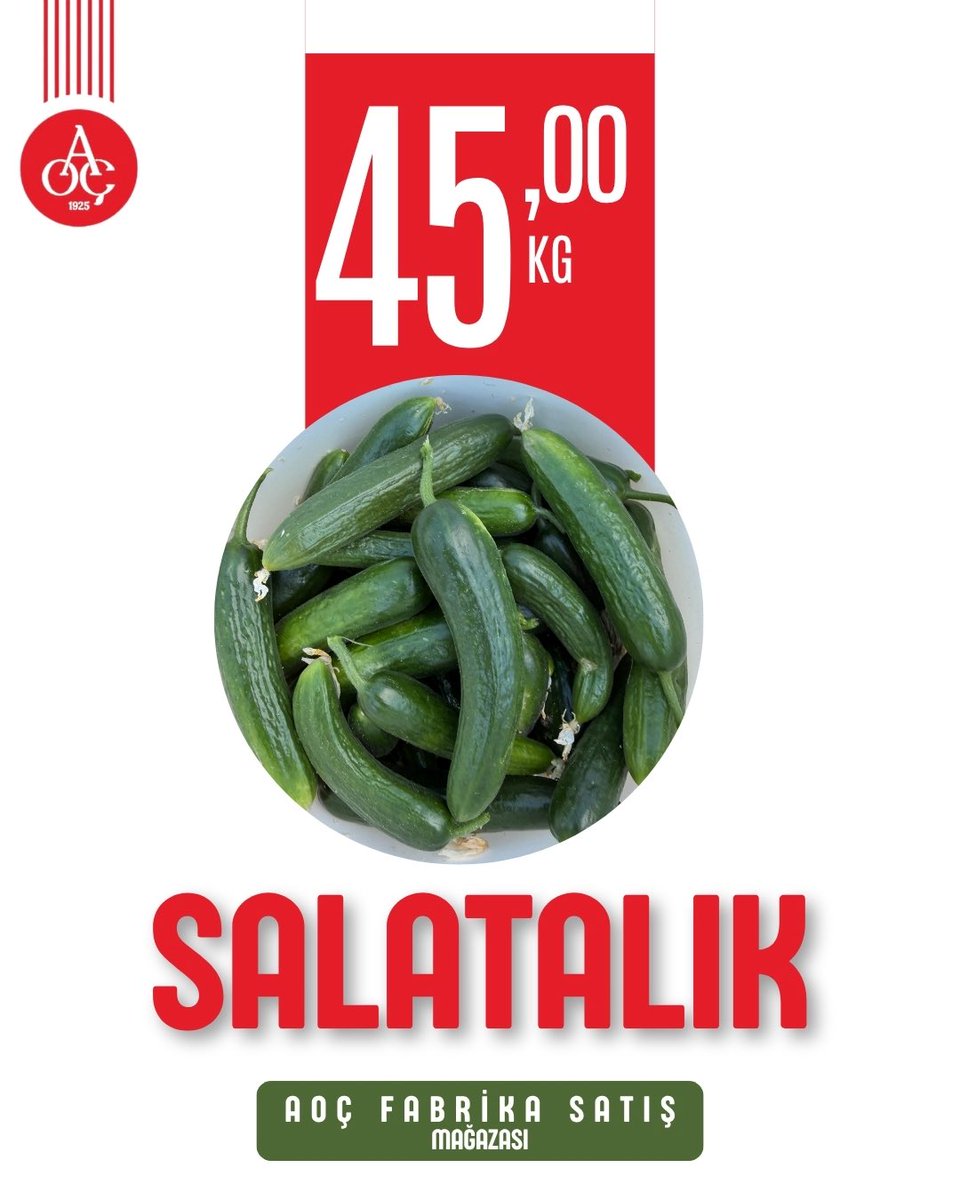 aocgovtr's tweet photo. Tohumdan tezgaha uzanan üretim sürecimizde hasata başladık.

AOÇ tarlalarında  özenle yetiştirdiğimiz biber, salatalık ve kabak çeşitlerimiz mağazalarımızda satışa sunulmuştur. Doğal yollarla yetiştirdiğimiz domates ve fasulye ise en kısa sürede mağazalarımızda yerini alacaktır.

Günlük olarak hasat edilen sebzelerimize  ulaşmak için fabrika satış mağazamızı ziyaret edebilirsiniz.