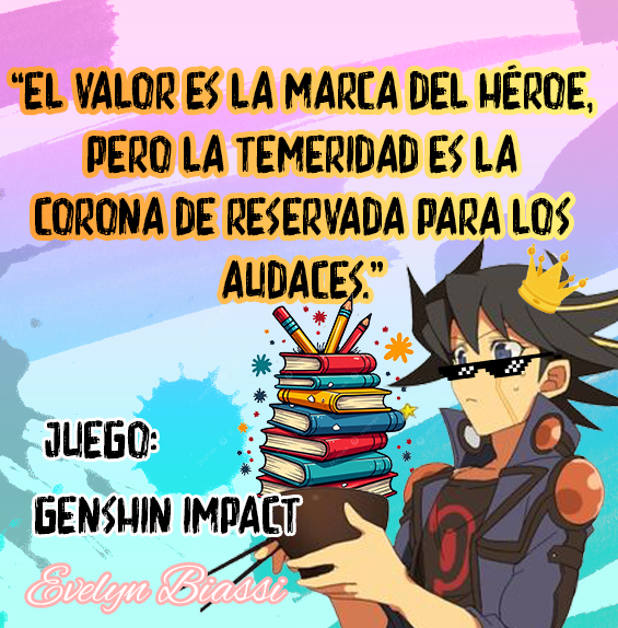 BiassiEvelyn's tweet photo. Son dos caras de la misma moneda. 

#libros #juego #genshinimpact #frases #héroes https://t.co/EIxA4jeBOv