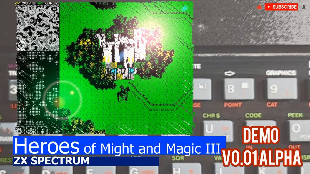 ZX Spectrum -=Heroes of Might and Magic III=- demo v0.01 alpha