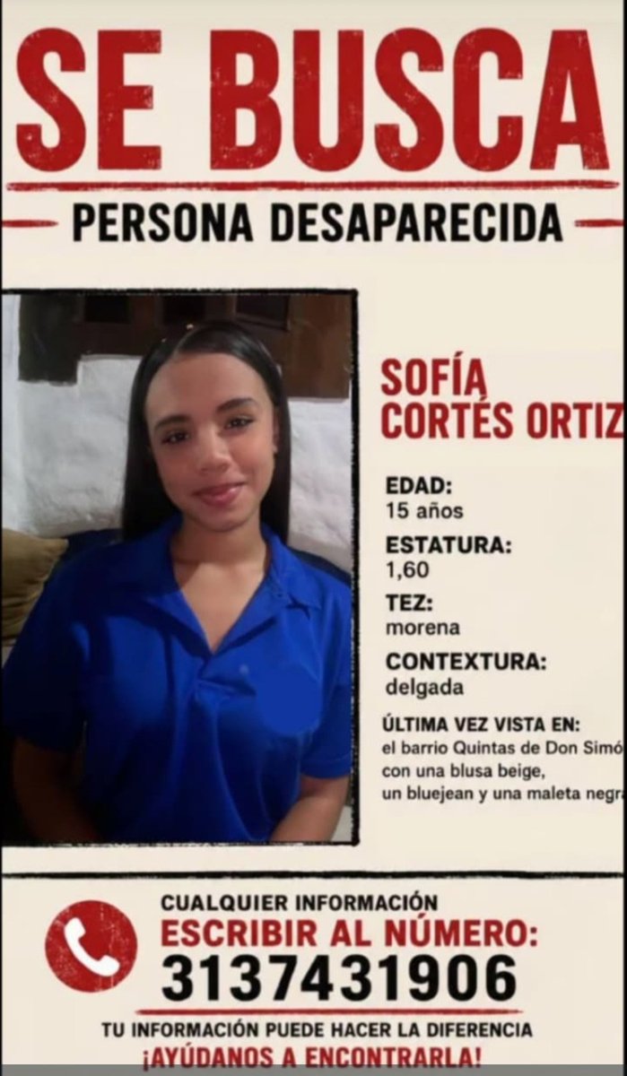 petromiente's tweet photo. A quienes me ven me pueden ayudar replicando esto por favor? Es la hija de una familia amigos muy cercanos y estan desesperados! 
Hoy por mi, mañana por ti!
Les agradeceria muchisimo...
Ayudemos a que sofia vuelva a casa. https://t.co/GX7tfMP57Y