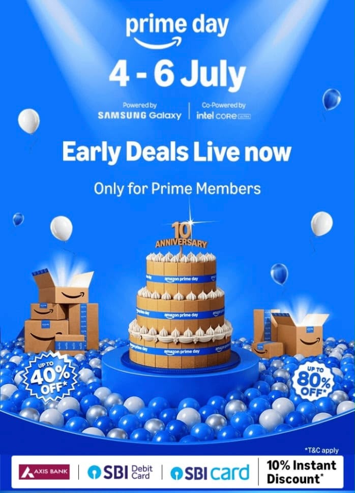 kumar_sneh85's tweet photo. This countdown has more suspense than half the shows I've watched this year. 🍿⏰ #AmazonPrimeDay https://t.co/ENA4cajxQJ