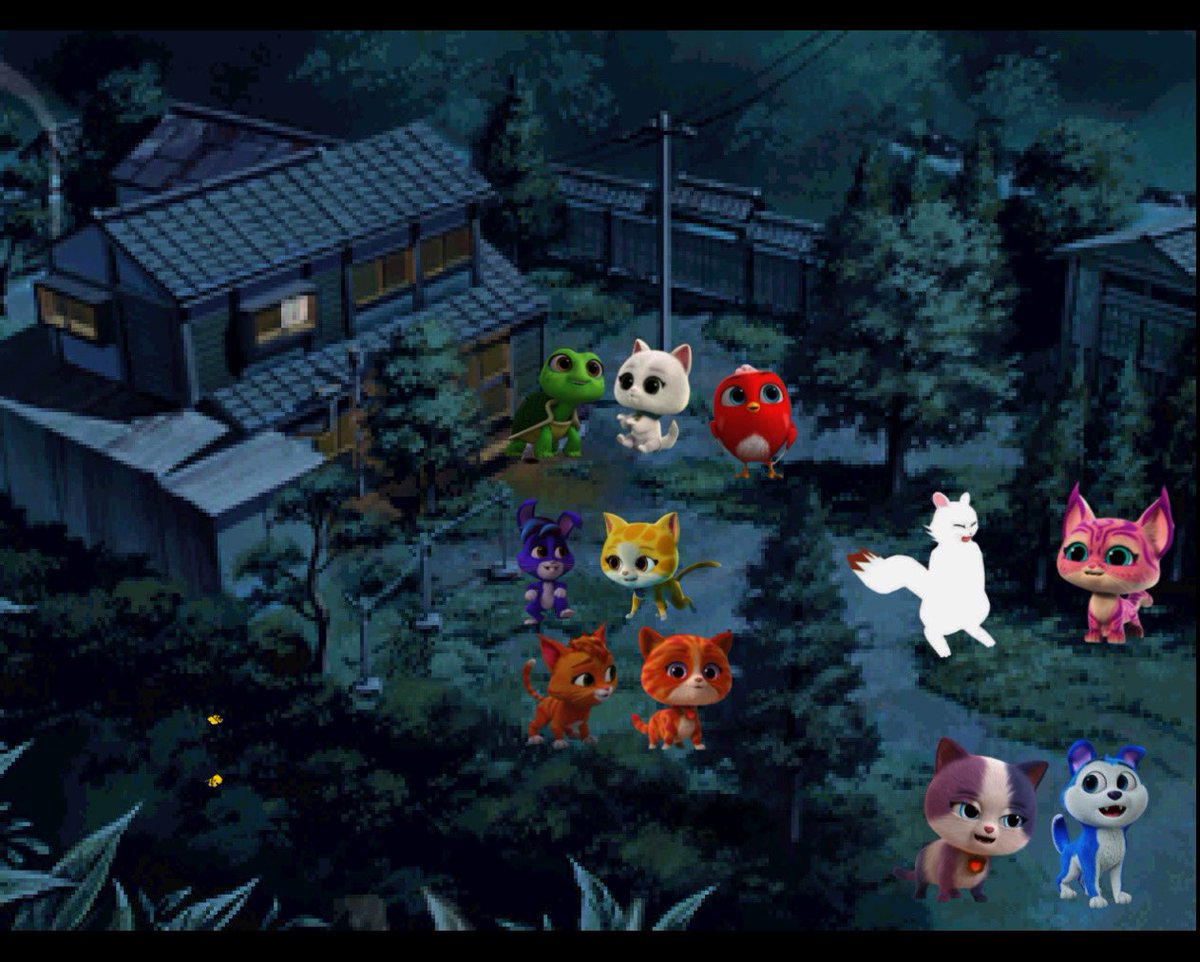 KoppaShiren's tweet photo. The SuperKitties and Robogobo in Boku no Natsuyasumi #SuperKitties #スーパーキティ #Robogobo #レスキューペットロボゴボ #Shiren #風来のシレン #BokuNoNatsuyasumi #ぼくのなつやすみ #MilleniumKitchen #JapanStudio #Contrail #Playstation1 #PS1 #PSX #プレイステーション @NovelKirbyFan https://t.co/iQXyKUb8O0