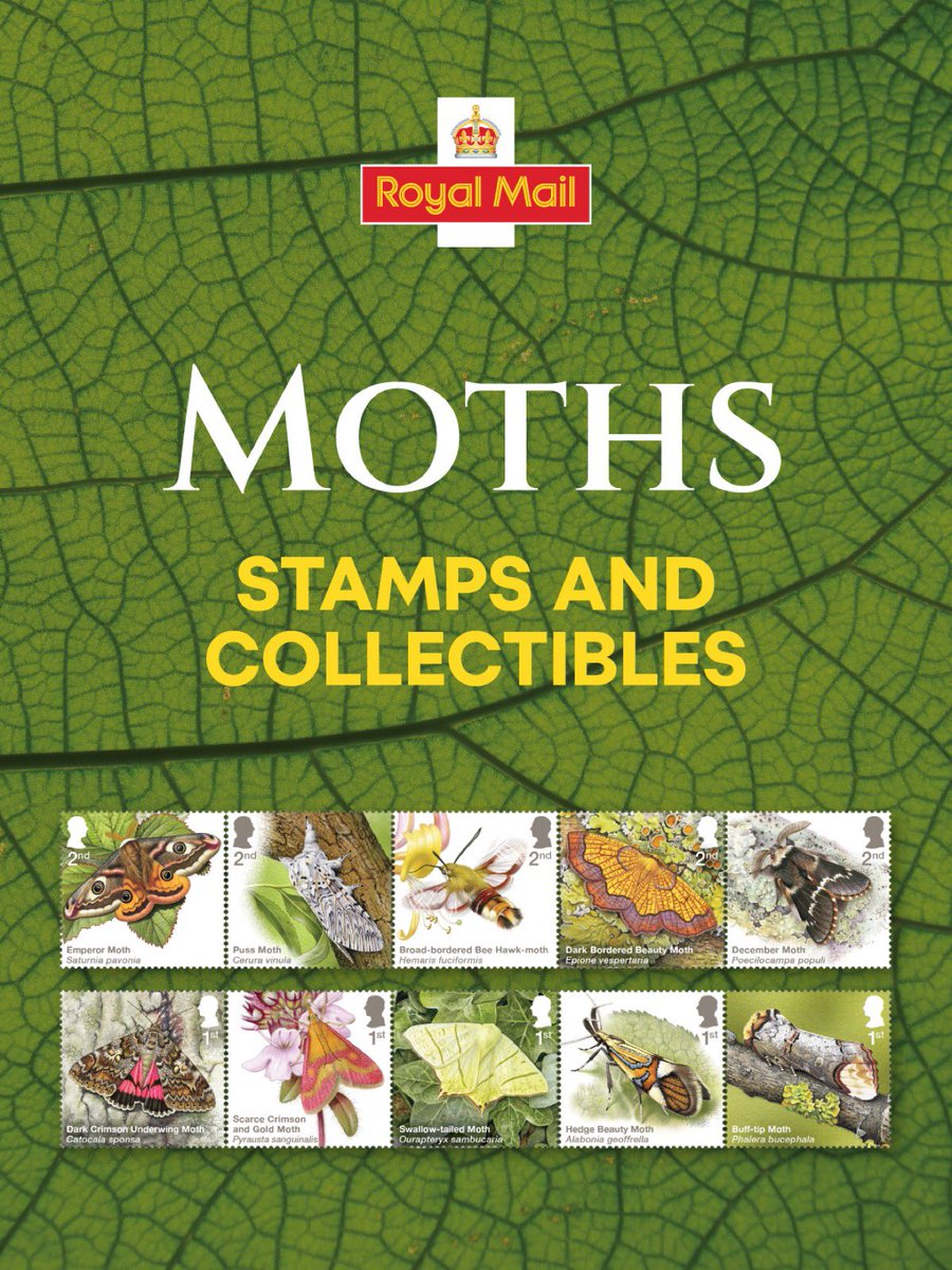rlewington2's tweet photo. My latest set of stamps for @RoyalMailStamps who says moths are dull and feed on clothes? Release 9th July. https://t.co/AsmBJUiVqr