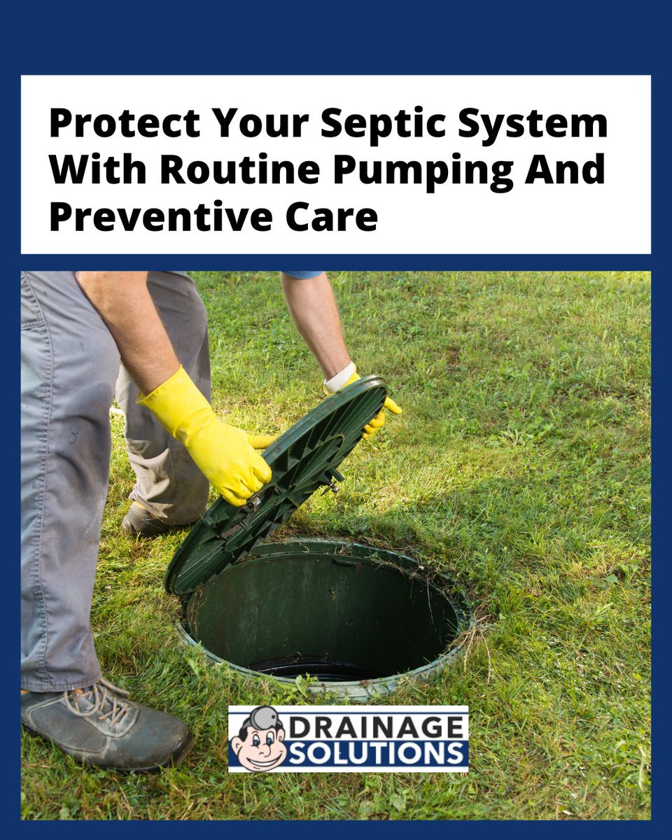 DrainageSolutio's tweet photo. Think of septic pumping like an oil change for your vehicle. Skip it long enough, and problems become more likely. Regular pump-outs every three years can help your system operate efficiently and support long-term performance.

#SepticSystemMaintenance https://t.co/aB6mKOZxDj