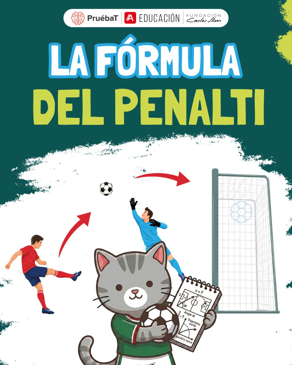 PruebaT_org's tweet photo. ⚽ ¡El futbol también se juega con matemáticas! 🥅

Desde la velocidad de un tiro hasta la probabilidad de anotar un gol. 🧠📊

Domina la regla de tres directa y resuelve el reto matemático.
👉 https://t.co/K7OG2iMUmS

#RetoMatemático #PruébaT #FCS #Futbol https://t.co/Mtamp4Enb6