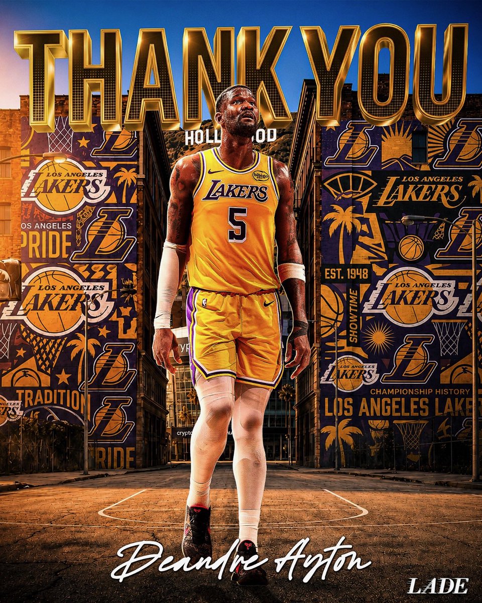 LADEig's tweet photo. BREAKING: The Lakers have traded Deandre Ayton to the Wizards 🤯 https://t.co/CpDih4cGBO