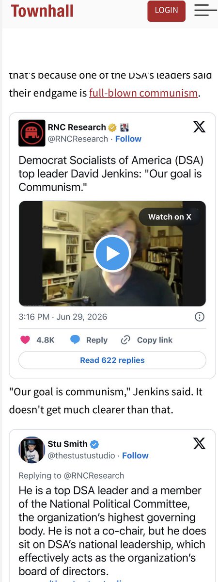 magagirl1234's tweet photo. @NYCMayor You’re an immigration fraudster and racist who hates our country.

Since the dsa has confessed their goal is communism, you should be denaturalized and deported. https://t.co/MvV7b3ZqSw