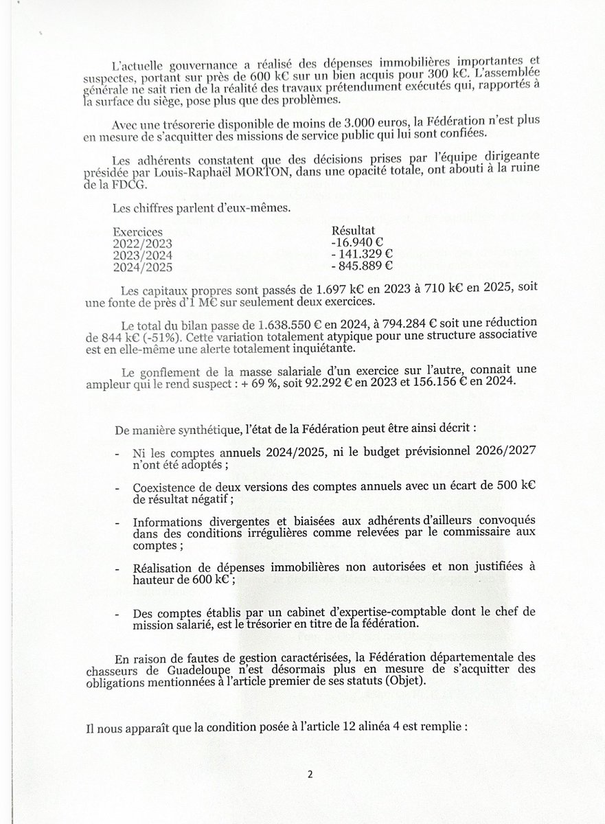 StimpflingEric's tweet photo. #Chasse 💶💶💶
Le collectif des chasseurs sentinelles demande l’intervention du @Prefet971 pour faire la lumière sur les comptes de la Fédération départementale des chasseurs de Guadeloupe #FDCG
@guadeloupela1e https://t.co/cjCiSCHOys