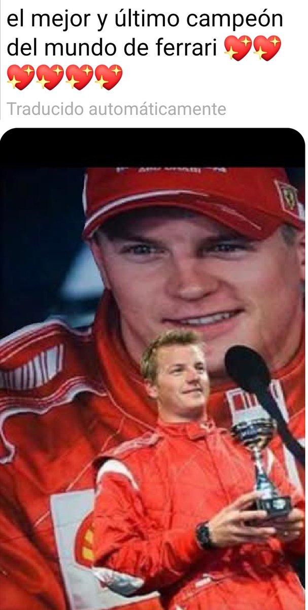 azulcecy's tweet photo. @ScuderiaFerrari 👑💯 ÚLTIMO CAMPEÓN DE FERRARI NO habrá otro 1 https://t.co/PZafd1M7i1