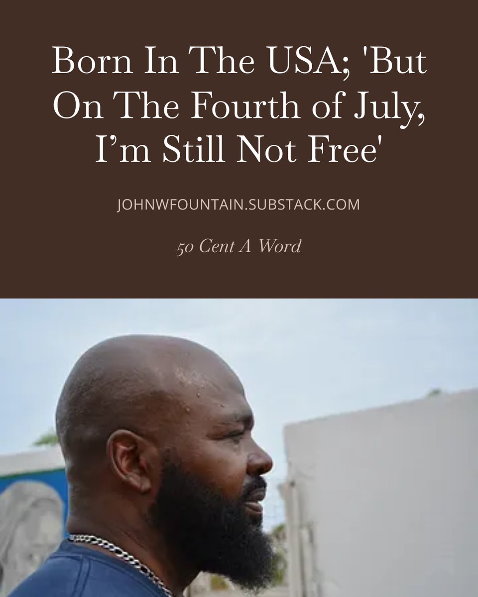 JohnWFountain's tweet photo. "We remain enslaved. Slavery of the mind. Chains created and assigned by the slave master, and adapted and baked over time into systemically racist policies. Chains inflicted upon us even by us.”

https://t.co/fFmUARvSh6 https://t.co/Q5D9fbtiDg