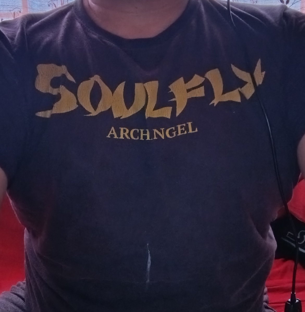 darthguat's tweet photo. #bandshirtfriday Now with an actual pic!!! Duh!!! #soulfly #cavalerabrothers https://t.co/fkz4elDyQl