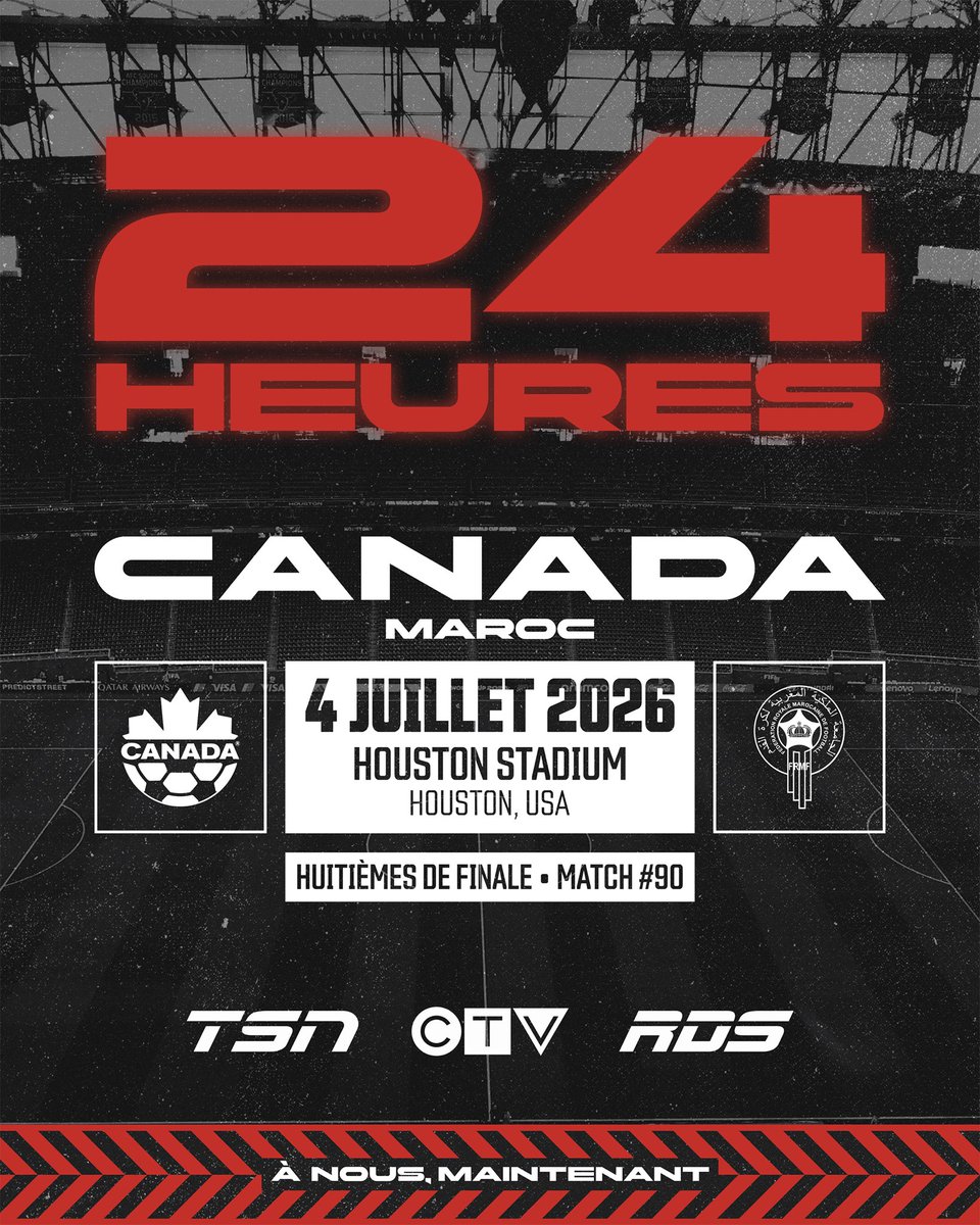 CANMNT_Official's tweet photo. Plus que 24 heures avant une nouvelle chance de marquer l’histoire. 

#CANMNT https://t.co/lSJi302JxU