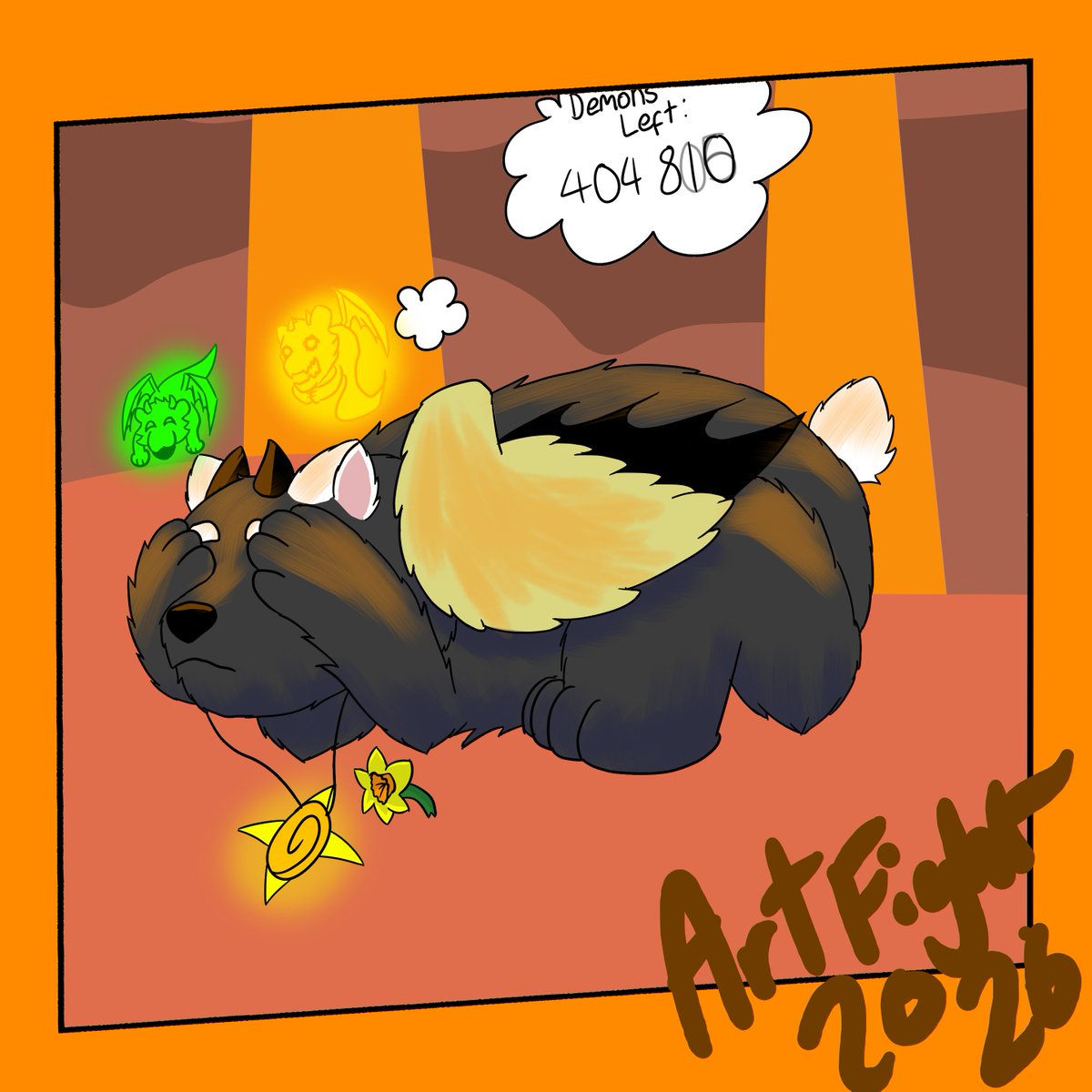 AcrylCRN's tweet photo. Yesterday's attacks for Blackie Sootfur, VerdantFrost, and Drama https://t.co/aJqjscieYP