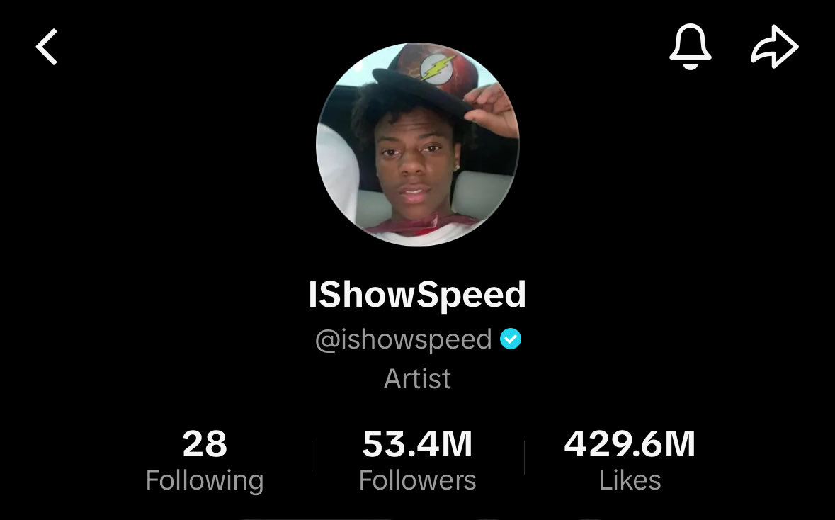 Red8eye1's tweet photo. "IShowSpeed just hit over 50 million followers across all platforms! That's wild"🐐
#ishowspeed 
#worldcup https://t.co/8niVR4eiWD