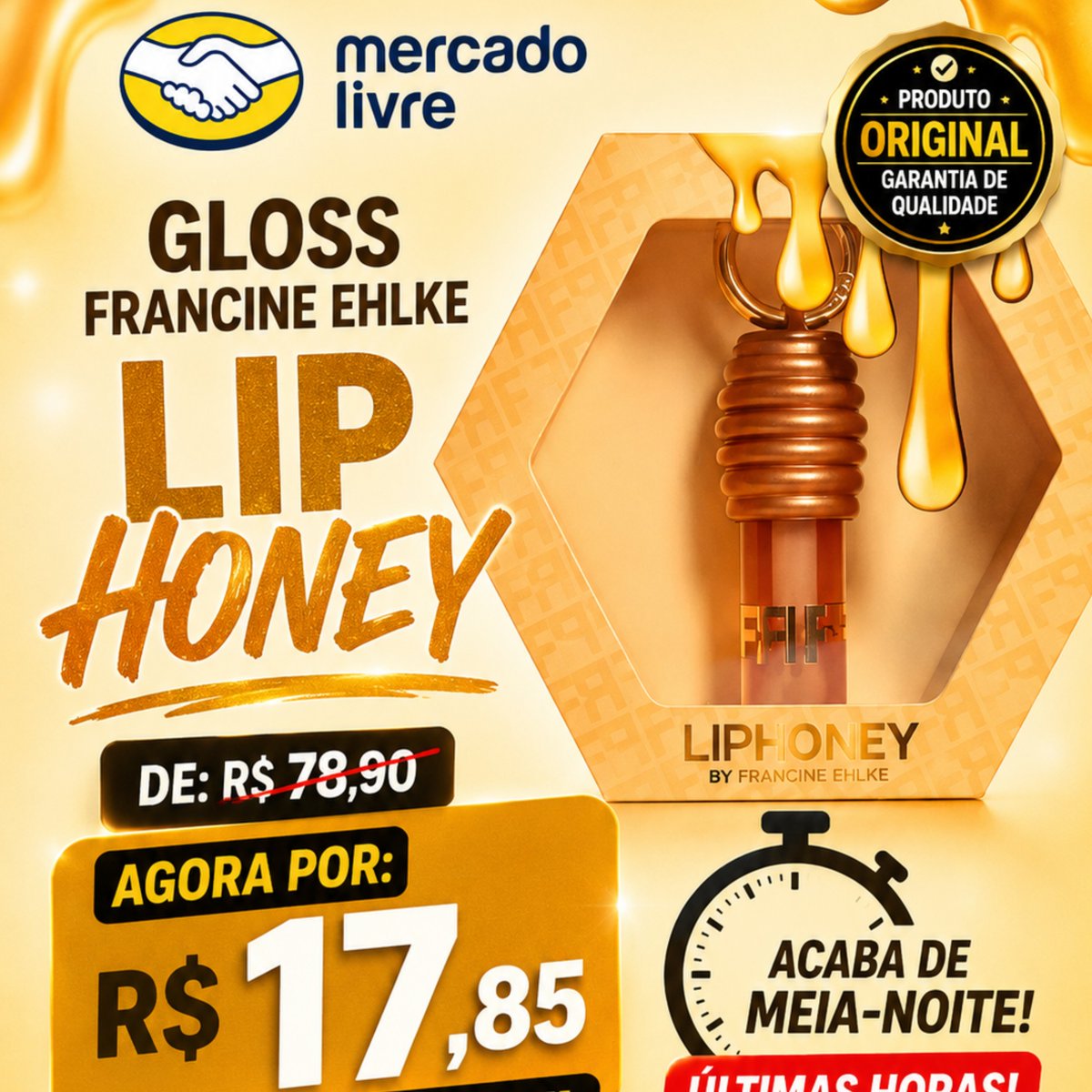 querocafe_promo's tweet photo. ✨ O gloss queridinho do momento!

💋 Gloss Fran by Franciny Ehlke Lip Honey

💰 De: R$ 78,90🚫
 Por apenas R$ 17,85 no Pix✅

👇 Compre aqui 🛒
https://t.co/KbH8VoIHka https://t.co/x82WsVMplB