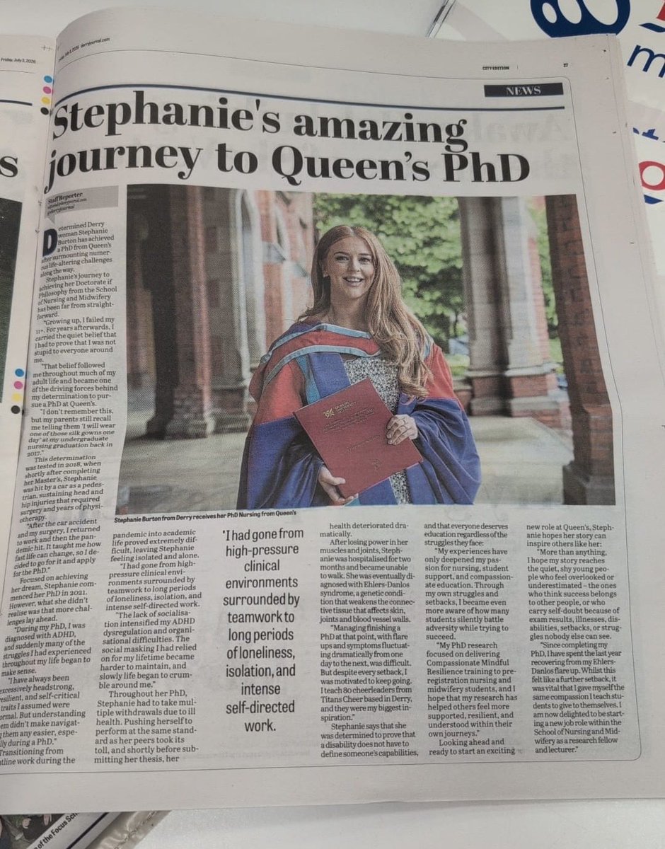 Keith_Drury_Art's tweet photo. Who is Dr SJB on the registration? We were thrilled to hear the story of Dr Stephanie Burton who was diagnosed with autism/ADHD whilst completing her PhD. Her aunties were inspired by Keith’s story and decided to personalise ‘Graduation Day’ as a gift!  https://t.co/Z6SLoMXOci 👩🏻‍🎓 https://t.co/CoLaNRwZL5