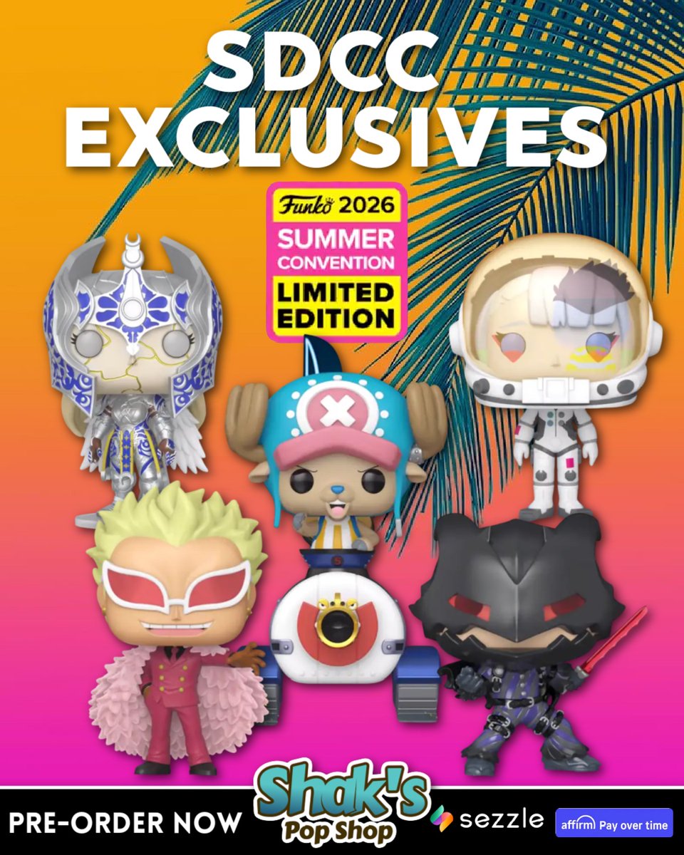 ☀️ The first wave of SDCC 2026 Shared Exclusives has arrived