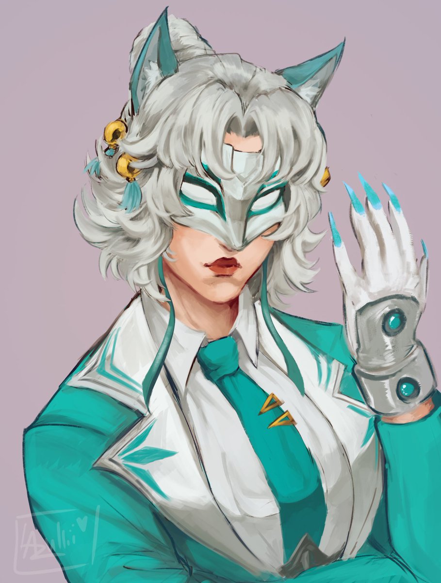 lazulliiii's tweet photo. white fox commission for @SPELLFRFX 🥹 https://t.co/CYJoNO7aJ2
