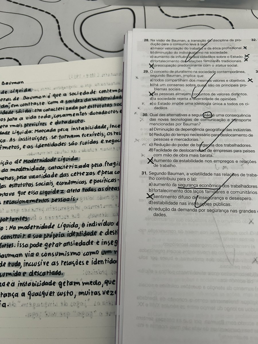 togestatica's tweet photo. finalizando sociologia aqui!
consegui gabaritar as questões do livro https://t.co/57BmlDwEco