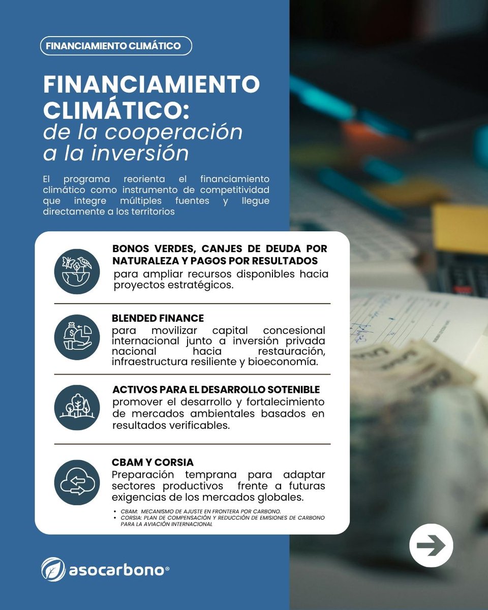 Asocarbonocol's tweet photo. Desde ASOCARBONO compartimos un análisis de los temas de mayor relevancia presentados en la Agenda ABC, para el mercado de carbono en Colombia y continuaremos haciendo seguimiento técnico a su desarrollo.

Conozca más sobre nuestras membresías en comunicaciones@asocarbono.org. https://t.co/qXroVuqrht