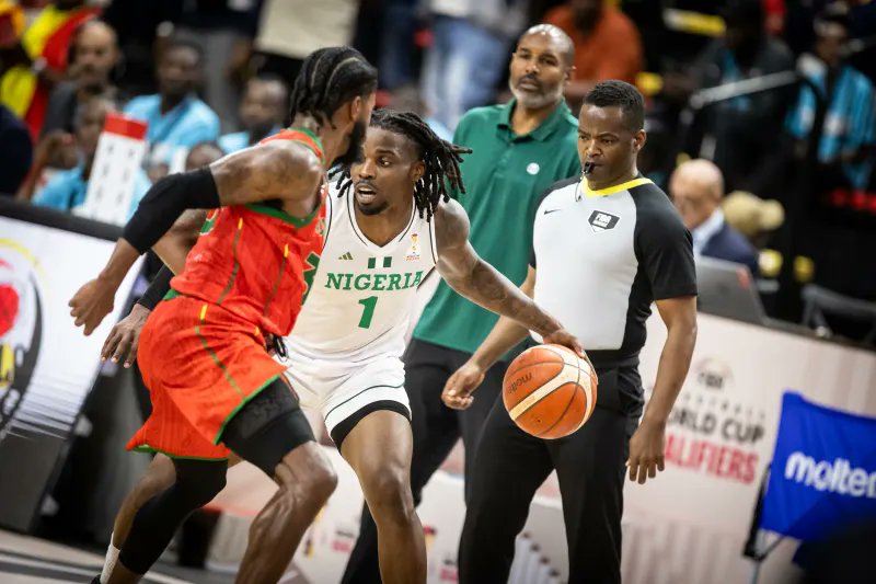 BeautifulNGA's tweet photo. FIBA World Cup Qualifiers 
FULL TIME 

Nigeria 🇳🇬 80-79 🇬🇳 Guinea

Nigeria D'Tigers booked their place in the Second Round of Qualifications. https://t.co/QXgkG53YY9