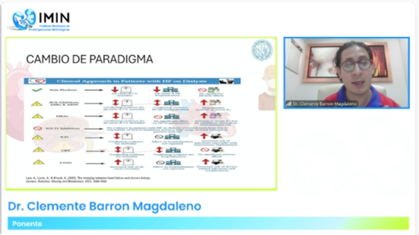 IMINmx's tweet photo. 3.2/9 Finalmente destacó el cambio de paradigma en el tratamiento de esta entidad y las acciones que se toman en la Clínica del @incmnszmx 

#IMIN #IMIN2026 #IMINdigital #ExpertTalks #CardioRenal https://t.co/l5wNJUHit4