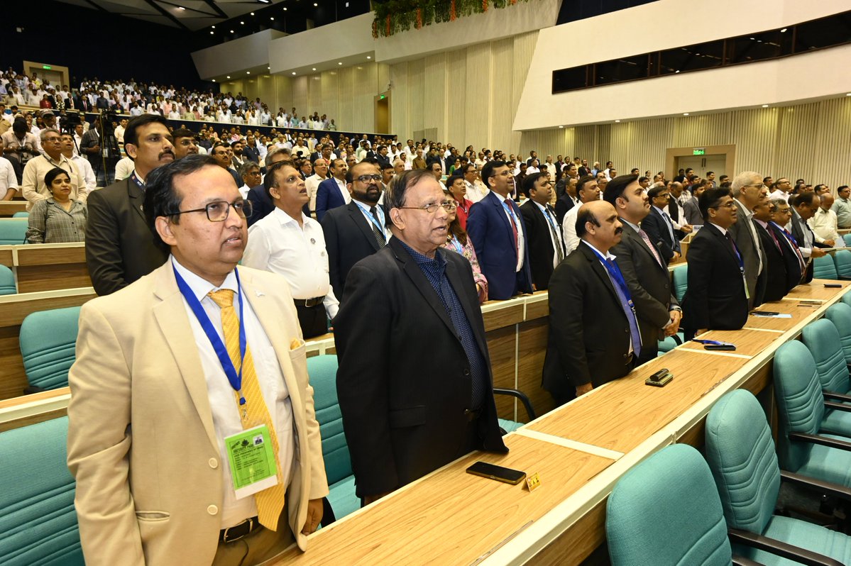 CJSNanda's tweet photo. Honoured to attend the 78th Chartered Accountants' Day celebrations in Delhi, graced by Hon'ble Vice President of India Shri C. P. Radhakrishnan Ji, alongside the President &amp; VP of ICAI. A celebration of ethics, excellence &amp; nation-building for Viksit Bharat.
#CADay2026 #ICAIat78 https://t.co/4ig48Yos02
