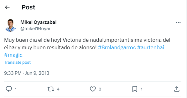 FanOyarzabal's tweet photo. La huella digital de Oyarsexo es una pasada:

-Fan de aquí no hay quien viva
-Alonsista
-Nadalista
-Anti madridista

THE ULTIMATE BASQUE WARRIOR https://t.co/VSyIedWNid