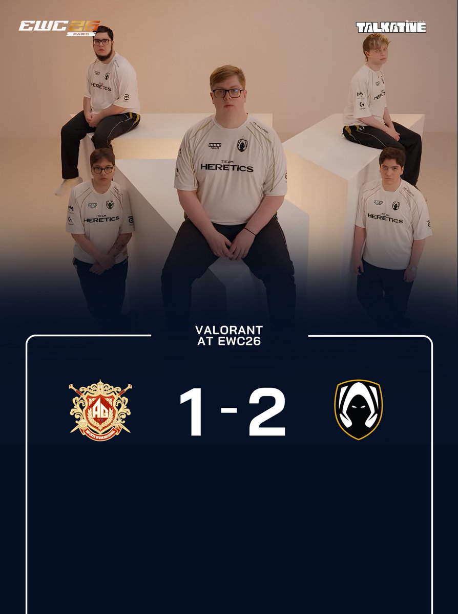 talkativeesport's tweet photo. The opening matches in Groups C and D are now over!✅

In Group C M8 will face NS, whilst XLG will take on G2 in the elimination match, and in Group D MIBR will face Team Heretics, whilst Global Esports will take on https://t.co/pGcVFZPgWS in the elimination match!⚔️ https://t.co/7tZmpQDuH3