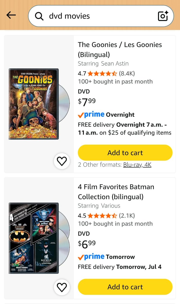 Petrefax_'s tweet photo. @vexedcurmudgeon @_ToastedBrioche Sorry,this comparison isn't fair. A movie rental required 2 trips to blockbuster,rain or snow. 
Streaming killed movie rentals, but not disc production or sales.
We have Blu-ray, UHD and streaming services, but they still produce and sell for less than $10 the good old DVD movie. https://t.co/wXGGAEmwXQ