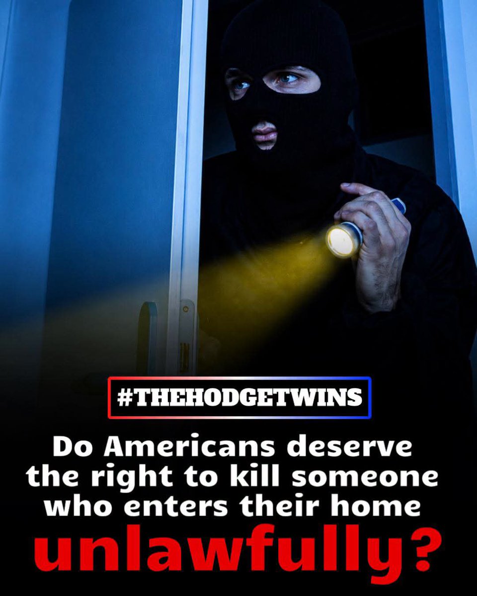 RossyPrime's tweet photo. 🏡 Should Americans have the legal right to use deadly force against a criminal who breaks into their home? https://t.co/sb6GLd05vb