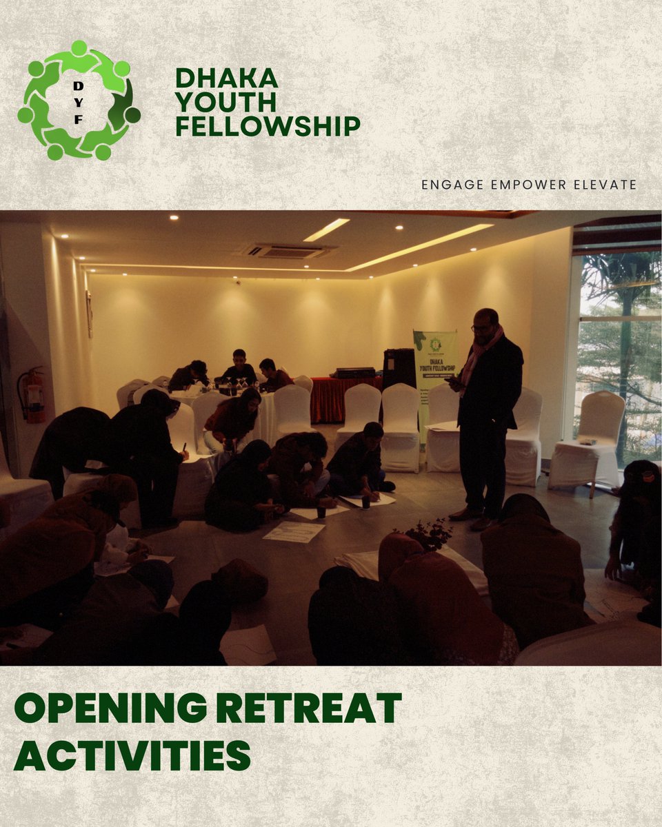 dyf_officialbd's tweet photo. From a room full of strangers to a community of passionate young leaders. ✨
Flashback to Jan 3rd, where the **Dhaka Youth Fellowship** journey officially began! Our Opening Retreat was all about team-building, connection, and growth.
This is just the beginning. 🚀
#Cohort1 https://t.co/pfPeuXIO73