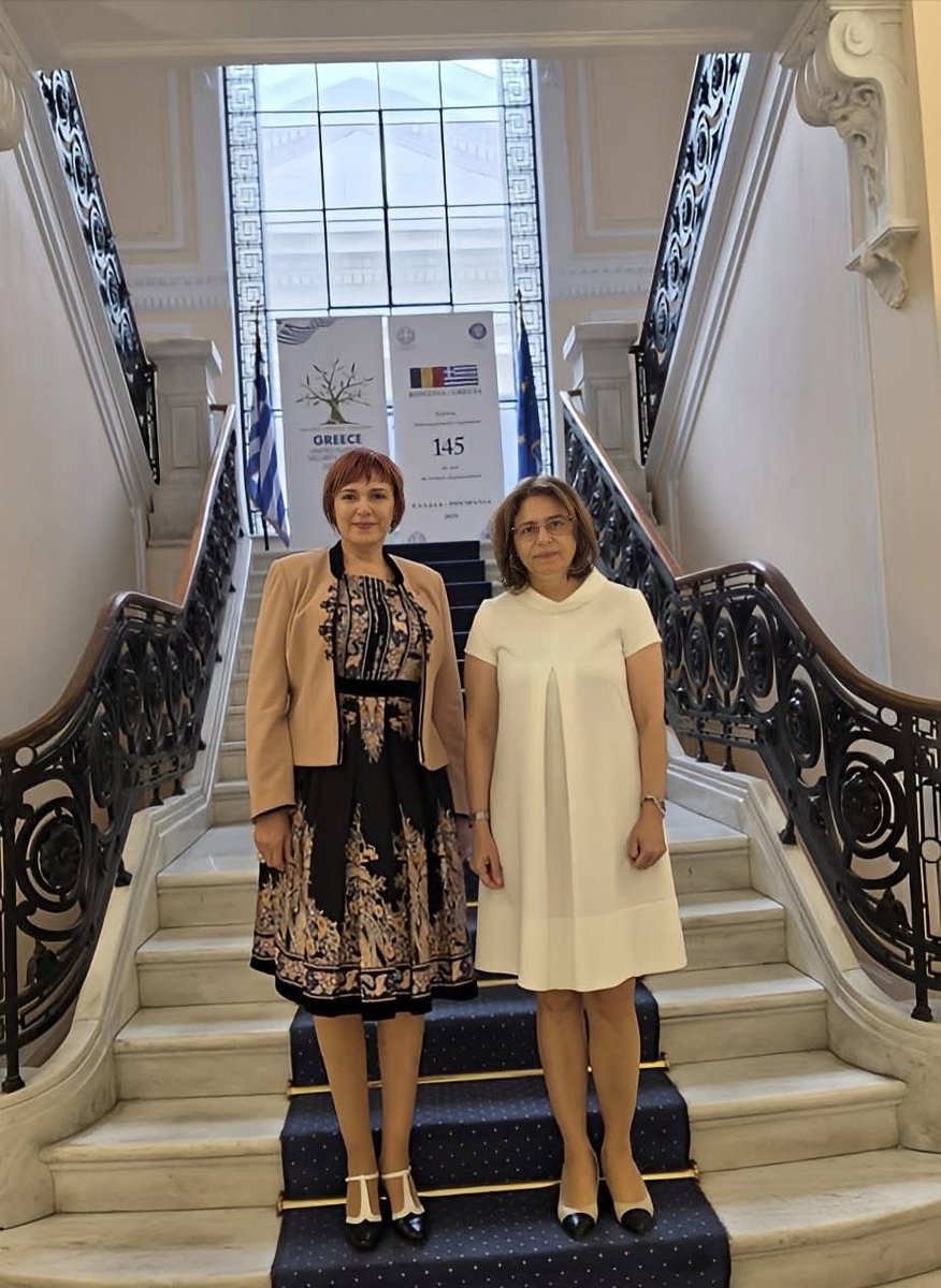 DeputatCDascalu's tweet photo. Am fost invitată  într-o o vizită oficială la sediul Ambasadei Republicii Elene în România, unde am avut privilegiul de a mă întâlni cu Excelența Sa, Doamna Ambasador Lily Evangelia Grammatica.

Discuțiile noastre s-au desfășurat într-un spirit de deschidere, respect reciproc și prietenie sinceră, oferind cadrul pentru un schimb de opinii franc și constructiv asupra unor subiecte de interes comun și asupra oportunităților de consolidare a cooperării bilaterale dintre România și Grecia.

Am realizat această vizită în mai multe calități complementare, care reflectă atât angajamentul meu parlamentar, cât și pe cel academic: în calitate de vicepreședinte al Comisiei pentru învățământ din Camera Deputaților a României, membru al Comisiei pentru politică externă și al Comisiei pentru afaceri europene, dar și ca traducător și scriitor cu o activitate îndelungată, ale cărui lucrări au ajuns la publicuri dincolo de granițele României.

În egală măsură, am participat la acest dialog și în calitatea mea academică de prorector pentru relații internaționale și dezvoltare, poziție care îmi permite să promovez activ cooperarea internațională în domeniile educației, cercetării și diplomației culturale.

Întâlnirea a reconfirmat importanța dialogului parlamentar, a parteneriatelor educaționale, a schimburilor academice și a diplomației interumane în consolidarea prieteniei îndelungate dintre România și Grecia și în abordarea împreună a provocărilor și oportunităților cu care se confruntă regiunea noastră și Europa în ansamblul său.

Adresez mulțumirile și întreaga mea apreciere Excelenței Sale, doamna ambasador Lily Evangelia Grammatica, precum și profesionistei și remarcabilei echipe a Ambasadei, în mod special domnului Nikolaos Vlahakis, șeful Biroului de Diplomație Publică, și domnului Euthimios Fokas, șeful Secției Consulare.

Privesc cu încredere către continuarea și aprofundarea acestei valoroase cooperări în anii ce vor urma.

Transl. English:

I have recently paid an official visit to the Embassy of the Hellenic Republic in Romania, where I had the privilege of meeting with Her Excellency Ambassador Lily Evangelia Grammatica.

Our discussions were held in a spirit of openness, mutual respect and sincere friendship, allowing for a frank and constructive exchange of views on issues of common interest and on opportunities for strengthening bilateral cooperation between Romania and Greece.

I undertook this visit in several complementary capacities that reflect both my parliamentary and academic engagement: as Vice-President of the Committee for Education of the Romanian Chamber of Deputies, as a member of the Committee on Foreign Affairs and of the Committee on European Affairs, but also as a long-standing translator and writer whose work has reached audiences beyond Romania's borders.

Equally important, I participated in this dialogue in my academic capacity as Vice-Rector for International Affairs and Development, a position that allows me to actively promote international cooperation in education, research and cultural diplomacy.

The meeting reaffirmed the importance of parliamentary dialogue, educational partnerships, academic exchanges and people-to-people diplomacy in consolidating the longstanding friendship between Romania and Greece and in addressing together the challenges and opportunities facing our region and Europe as a whole.

My thanks and full appreciation to her Excellency Ambassador Lily Evangelia Grammatica and her professional and charming Embassy Team, especially Nikolaos Vlahakis -Head of Public Diplomacy Office and the Head of Consular Office Euthimios Fokas

I look forward to continuing and deepening this valuable cooperation in the years ahead.
