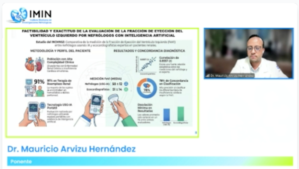 IMINmx's tweet photo. 7/9 🖥️- Para cerrar la jornada, el Dr. @arvizumh compartió datos de la Clínica CardioRenal del @incmnsz destacando el modelo de atención multidisciplinario, con intervenciones como el uso de herramientas diagnósticas para estadificar y optimizar el tratamiento de estos pacientes. https://t.co/bkLawh3PcX